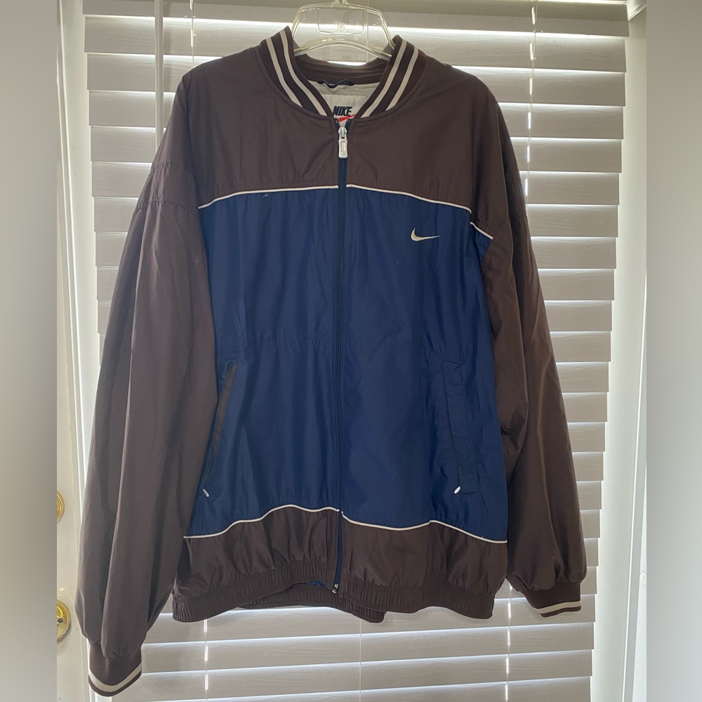 Vintage Nike windbreaker zip down jacket size XL
